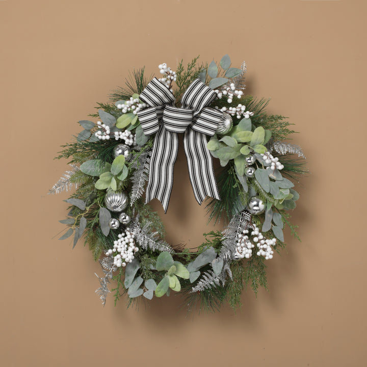 Alpine 24 in H Holiday Pine and Berry Wreath 2651590EC