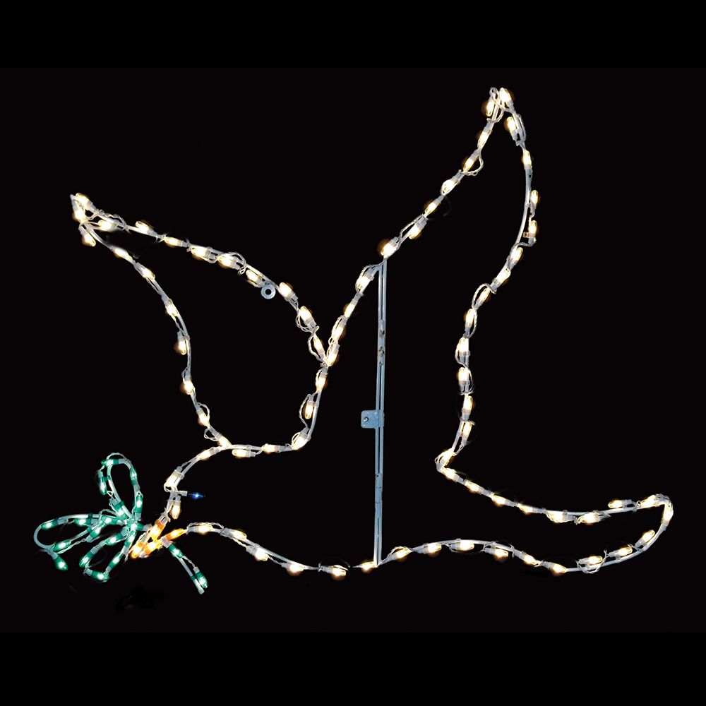 Brite Ideas 37" Dove with Olive Branch LED Display Warm White DV40WW