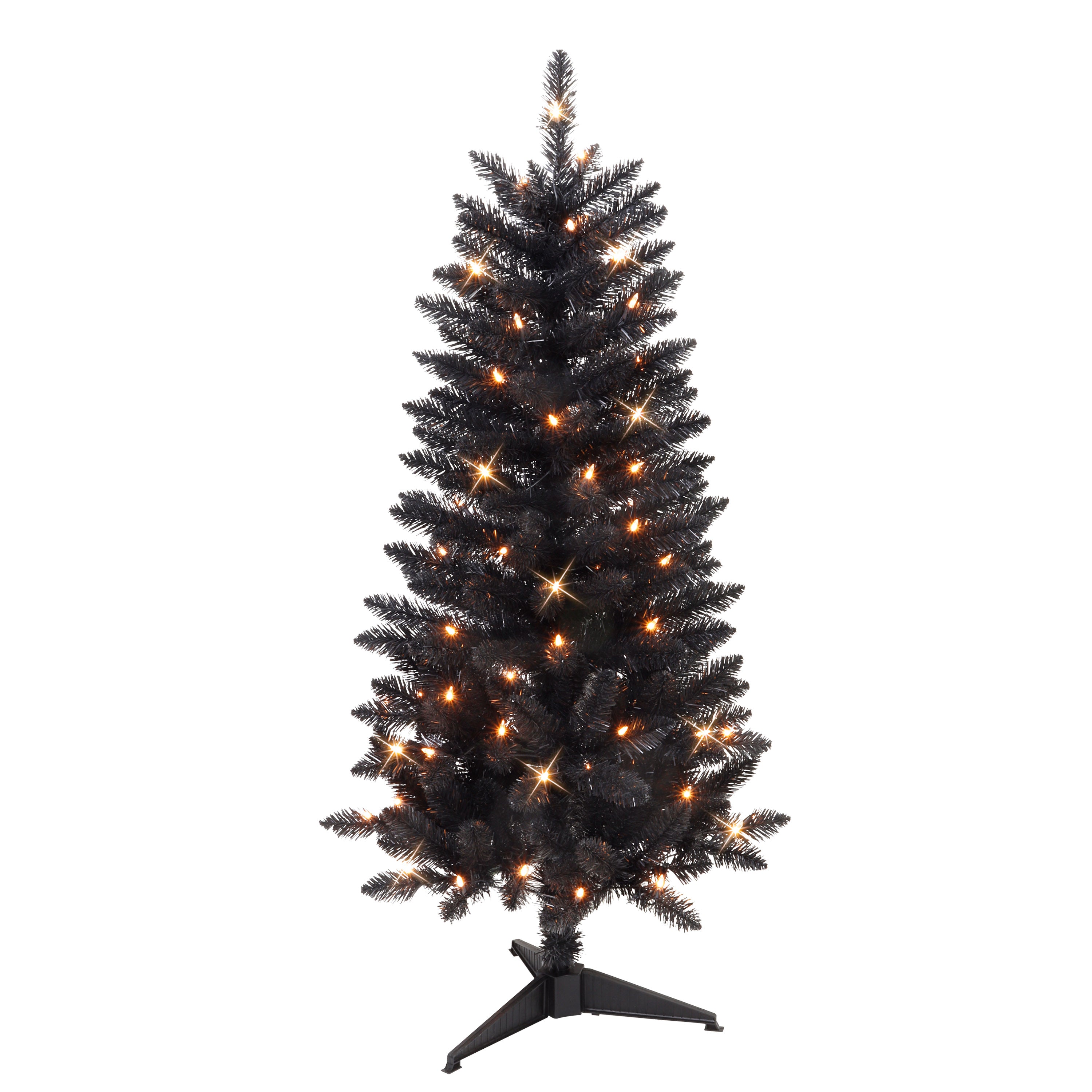 4 ft. Pre-Lit Black Pine Artificial Tree BK-CPA-40C07