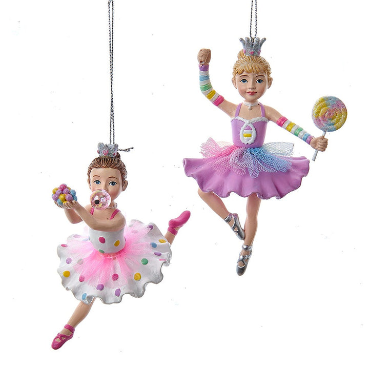 5" Bubble Gum Girl Ornament, 2 Assorted #E0888