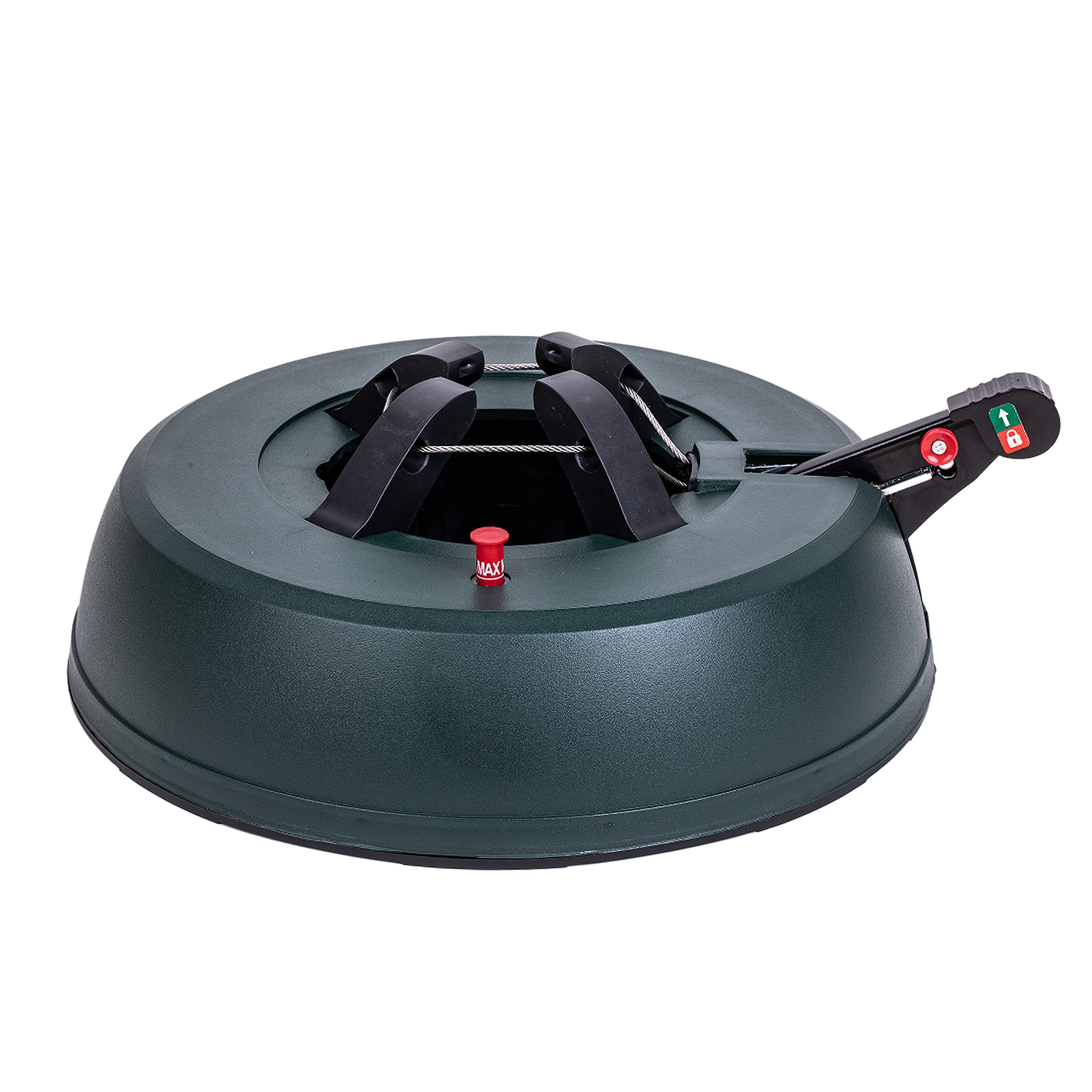 14.5 in Dia. Real Christmas Tree Stand holds up to a 8 ft tree with 1.25" - 5" Dia. tree trunk 3.5 qt water load capacity LTSA-1