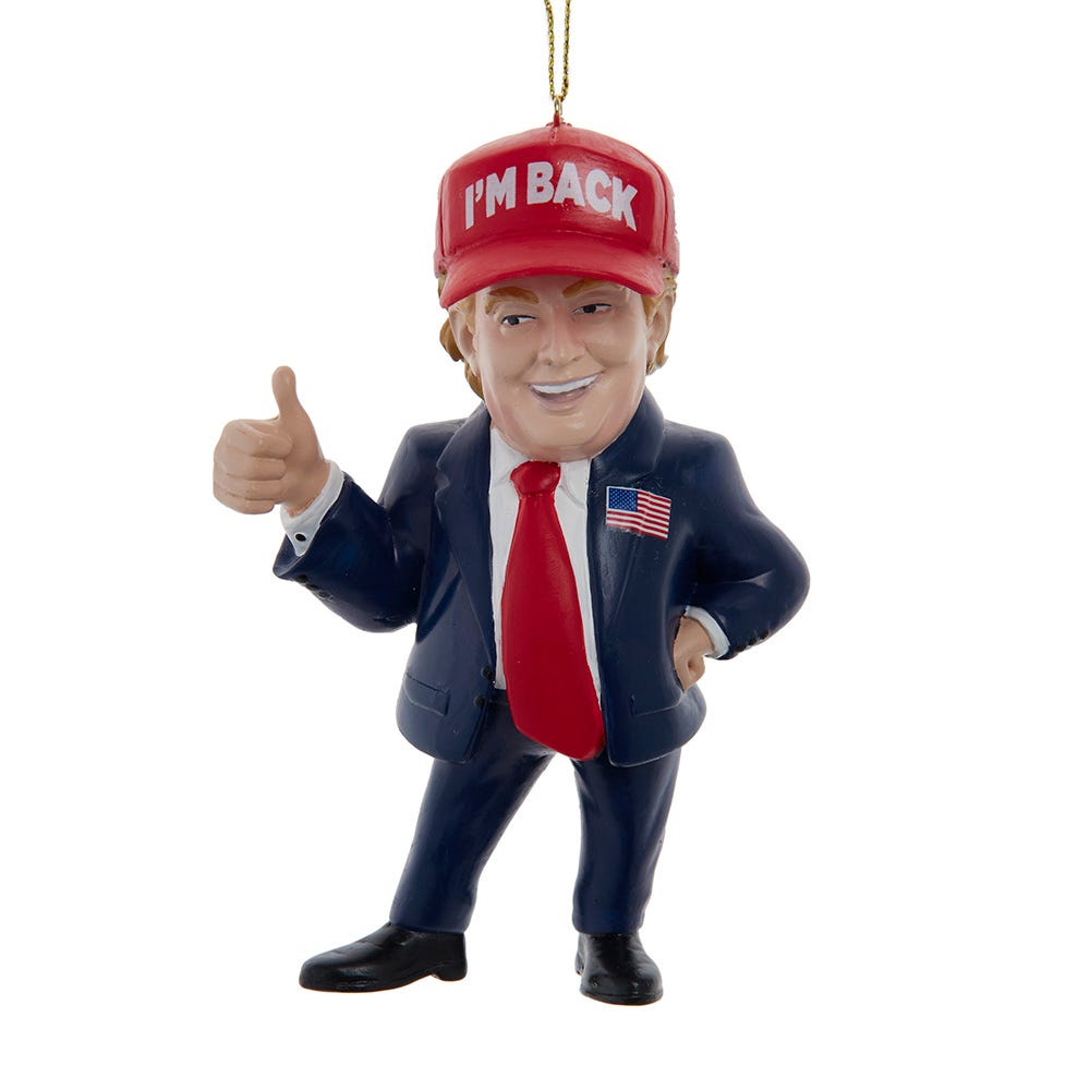 4.75" Trump "I'm Back" Ornament E1055