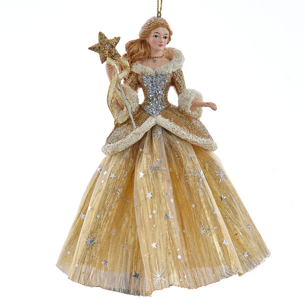 5" Celestial Snow Queen Ornament E1088