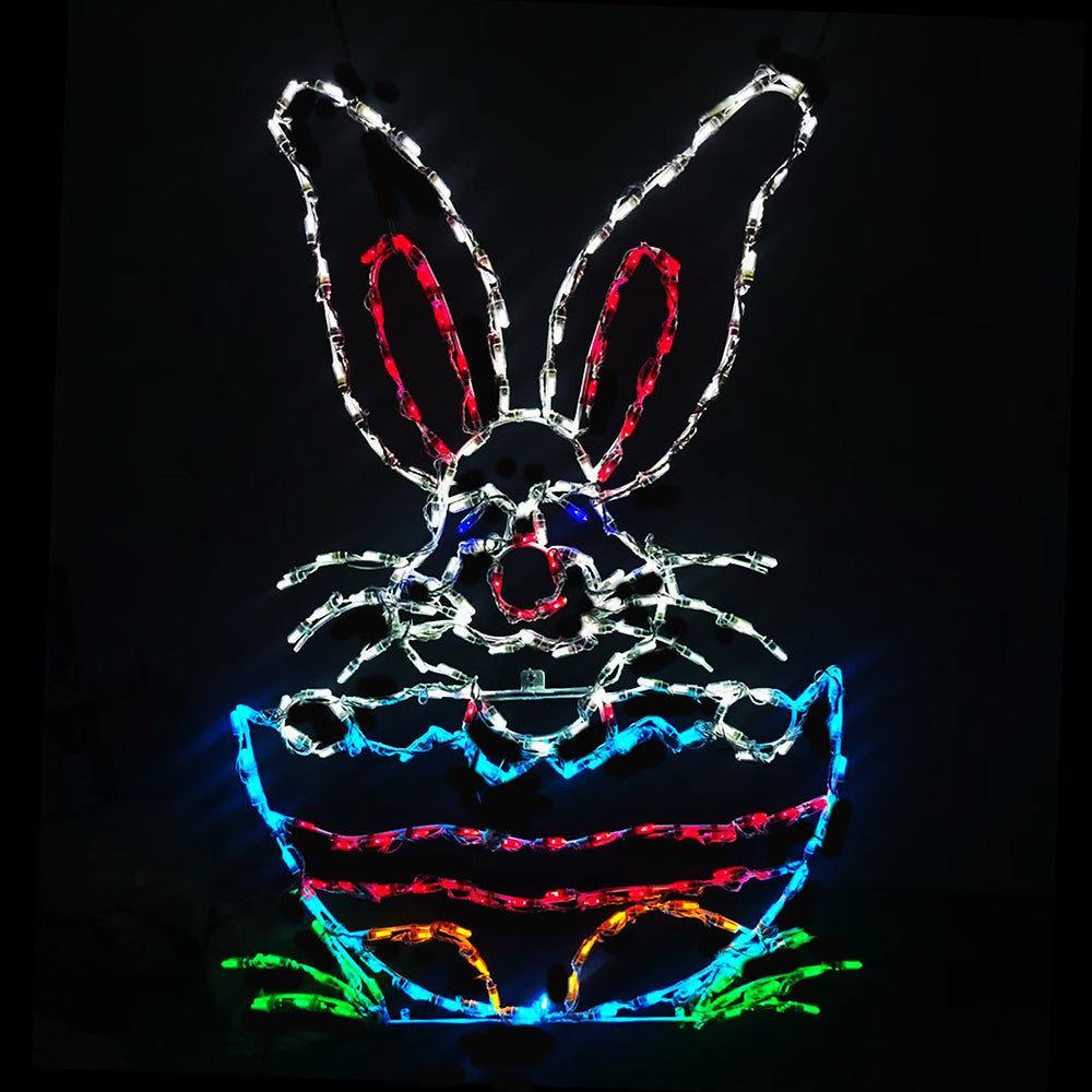 Brite Ideas 48" Bunny in Easter Egg LED Display EEBNY