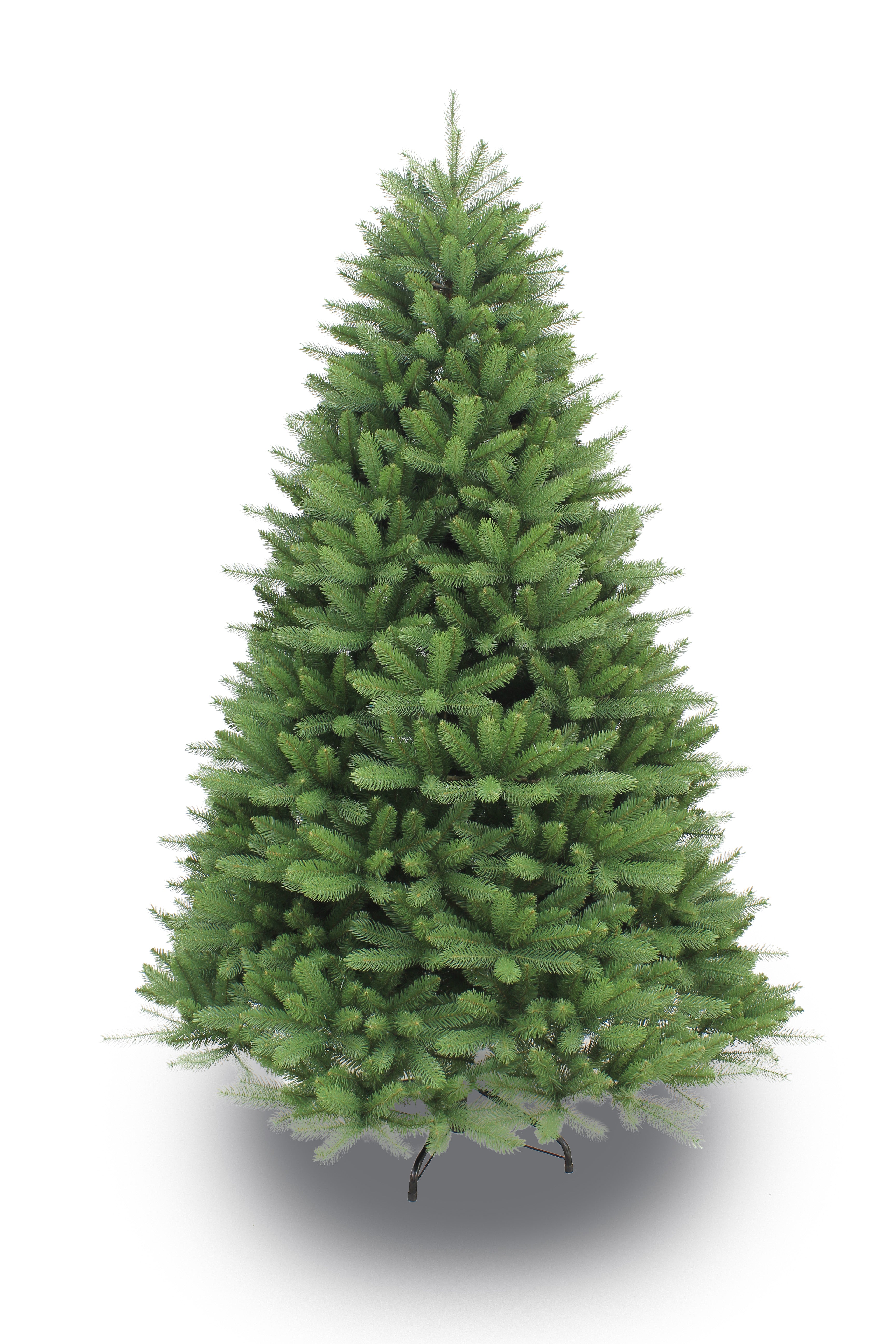 7.5 ft Unlit Douglas Fir Premier Artificial Christmas Tree Metal Stand Green DFPA-75