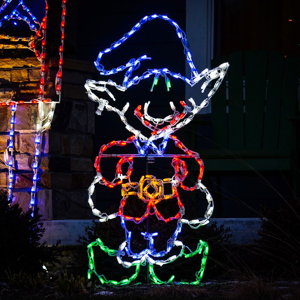 Brite Ideas 48" Standing North Pole Elf LED Display ELF48