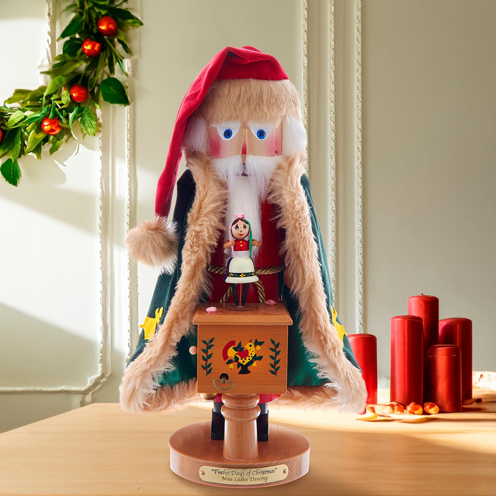 Kurt Adler 18-Inch Steinbach 12 Days of Christmas Musical Nutcracker, Part 6
