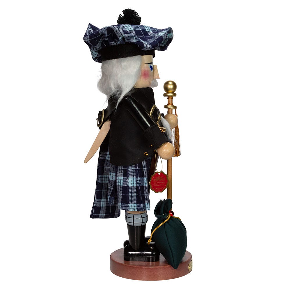 Kurt Adler 17.3-Inch Steinbach Scottish Santa Nutcracker