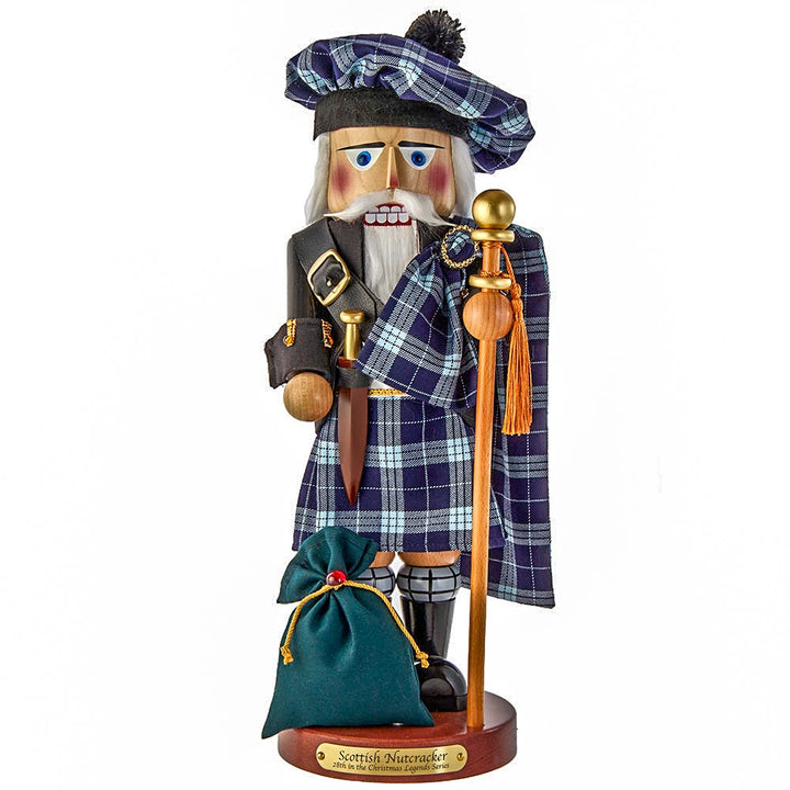 Kurt Adler 17.3-Inch Steinbach Scottish Santa Nutcracker ES3501