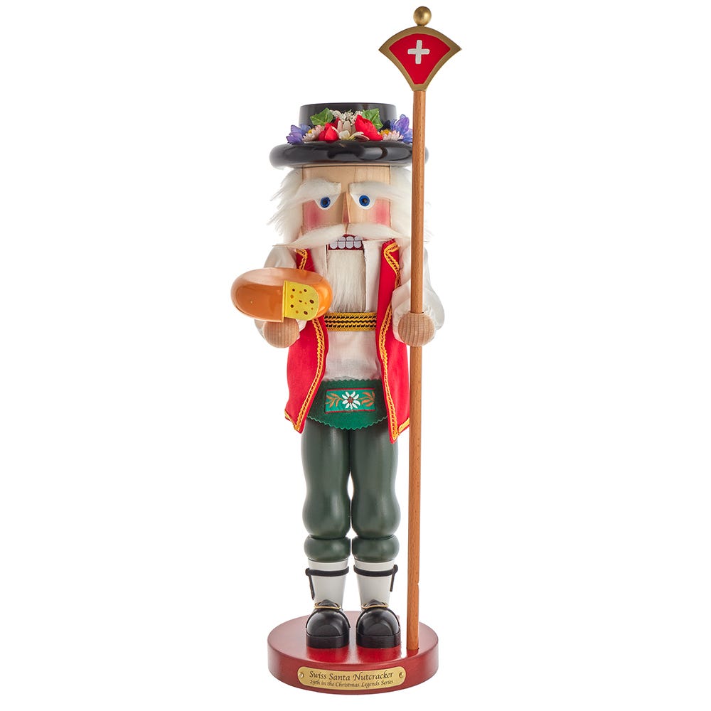 Kurt Adler 18.5“ Steinbach Swiss Santa Nutcracker