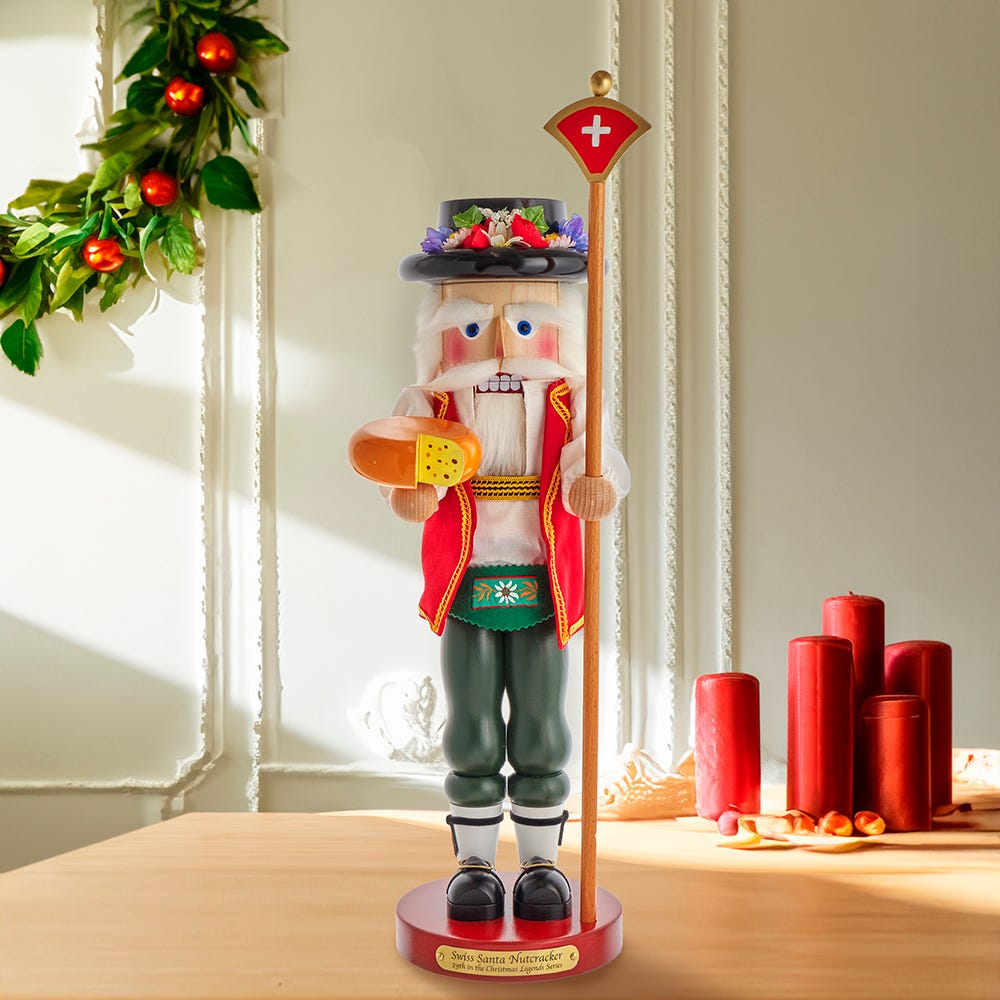 Kurt Adler 18.5“ Steinbach Swiss Santa Nutcracker