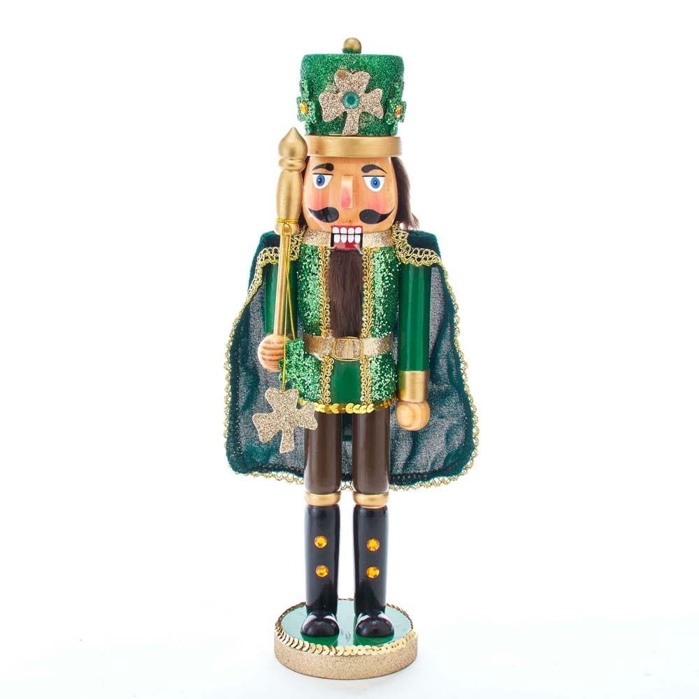 Kurt Adler 15-Inch Irish Nutcracker With Cape F2003