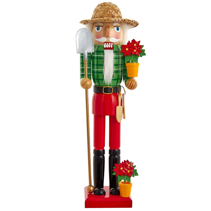 Kurt Adler 15-Inch Wooden Gardener Nutcracker