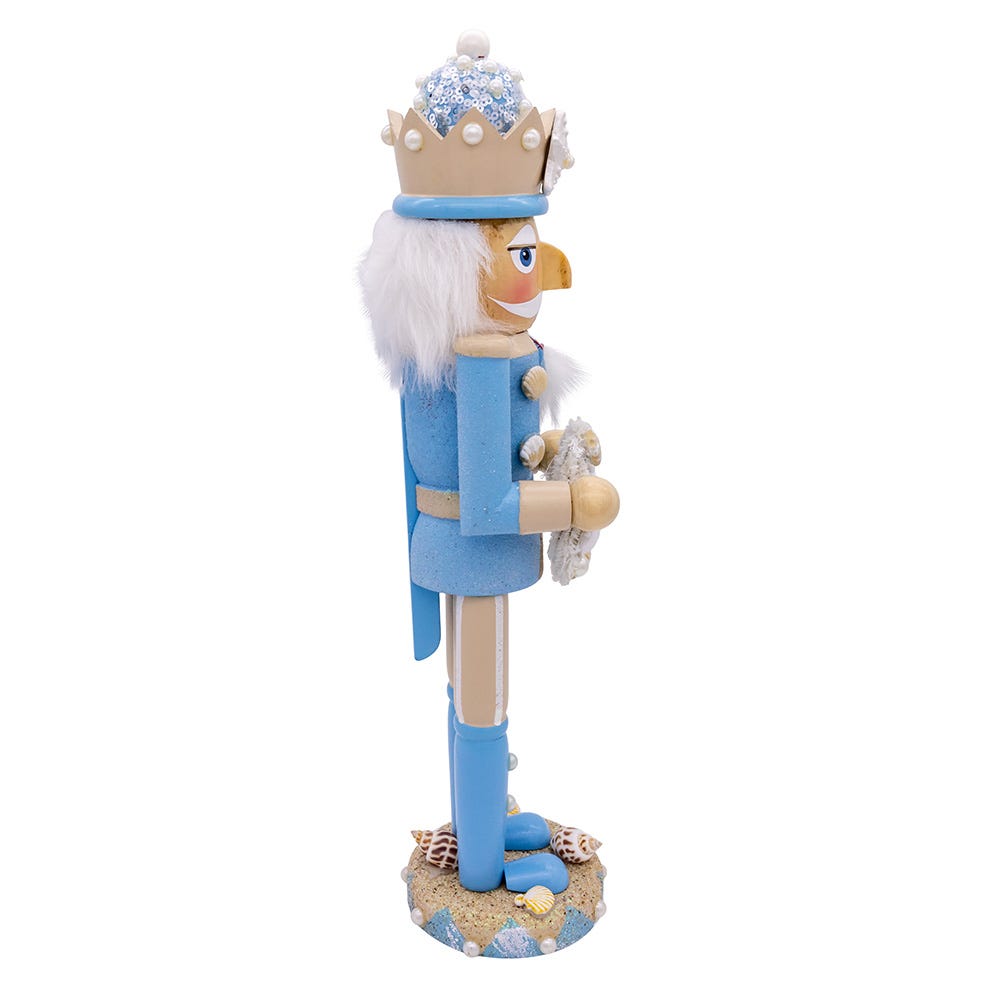 Kurt Adler 15-Inch Wooden Beach Nutcracker
