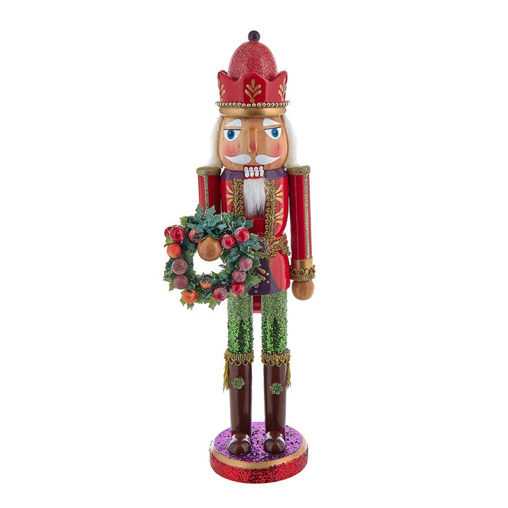 Kurt Adler 15-Inch Wooden Sugar Frost Nutcracker