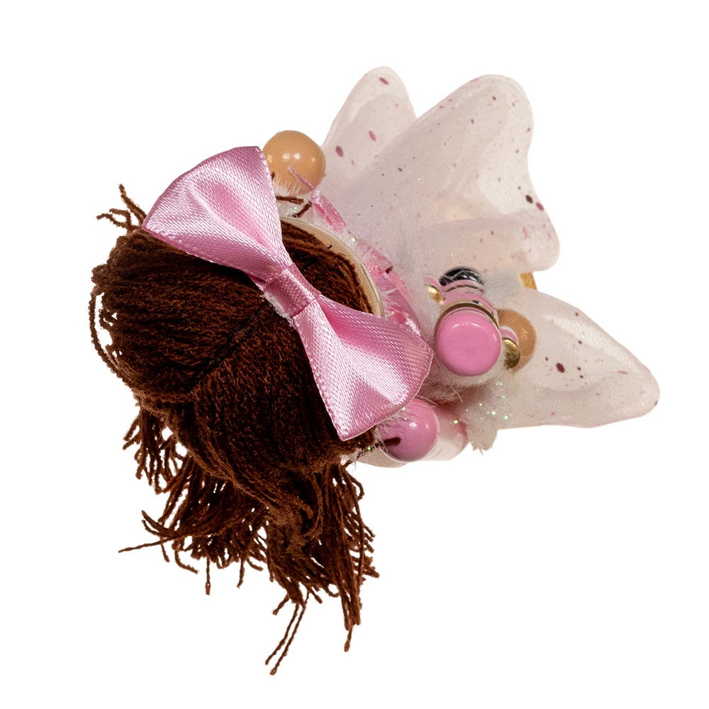 Kurt Adler 12-Inch Pink Clara with Brunette Hair Ballerina Nutcracker