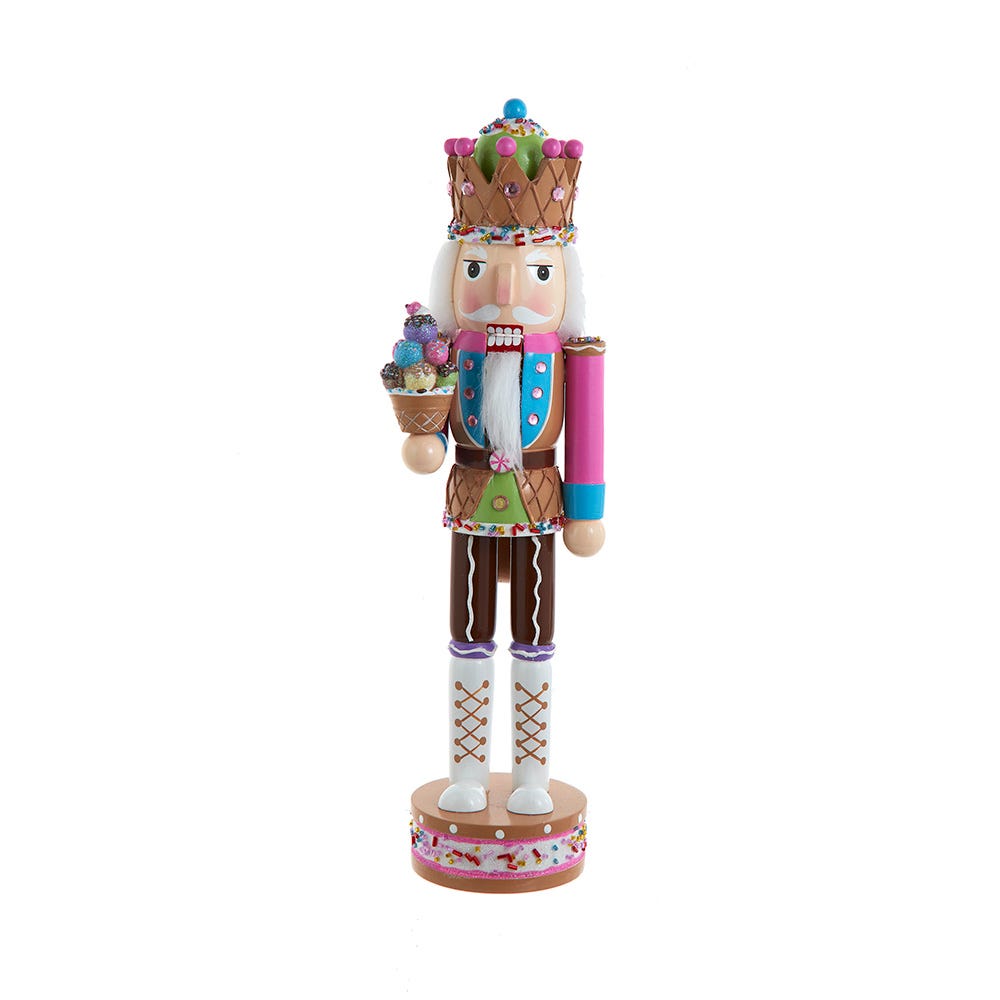 Kurt Adler 15-Inch Ice Cream Nutcracker F2363