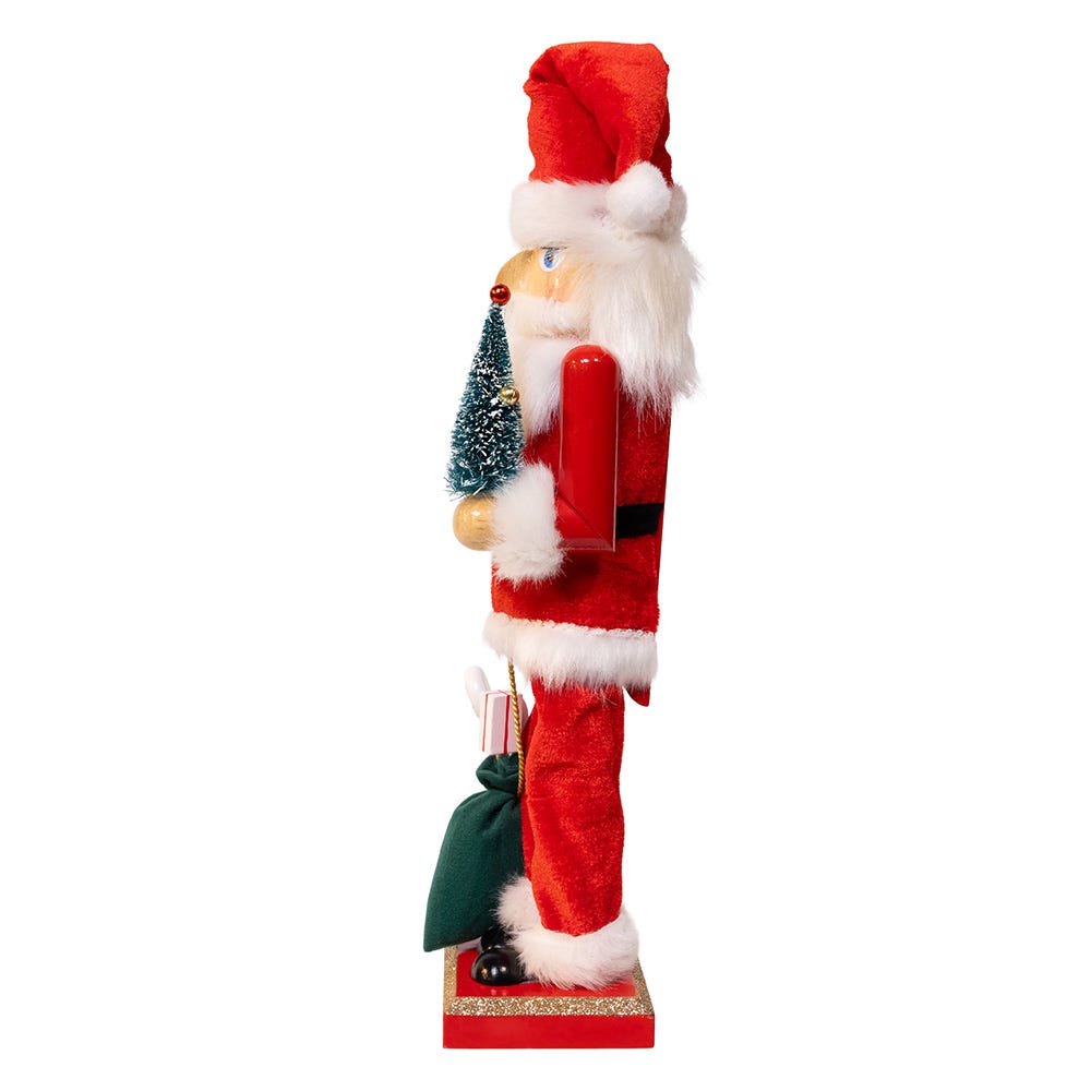 Kurt Adler 15-Inch Santa With Gifts and Tree Nutcracker