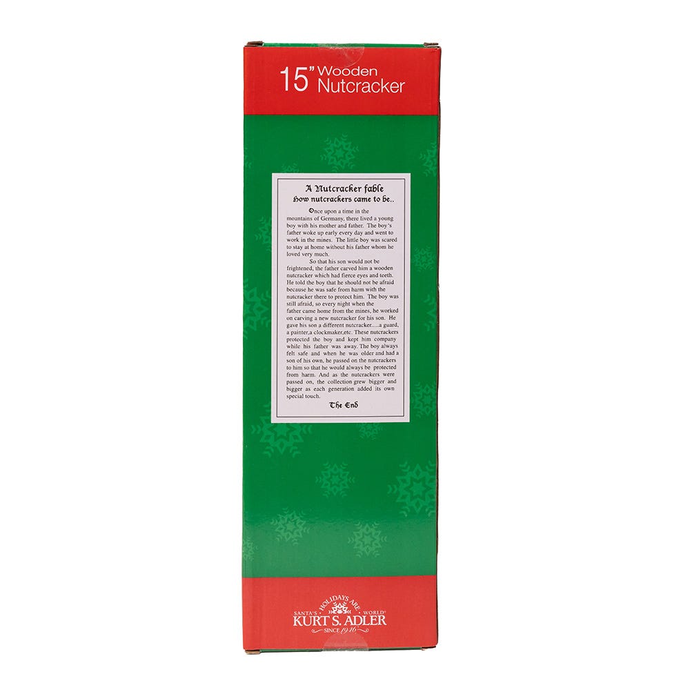 Kurt Adler 15-Inch Santa With Gifts and Tree Nutcracker