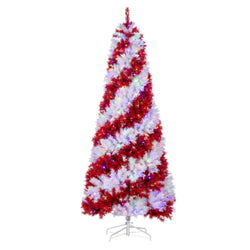 Sterling 7.5 ft. Pre Lit Dual LED Christmas Candy Cane Tree