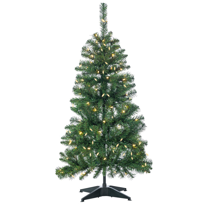 Sterling 4 ft. Pre Lit Warm White LED Pop Up Fir Tree