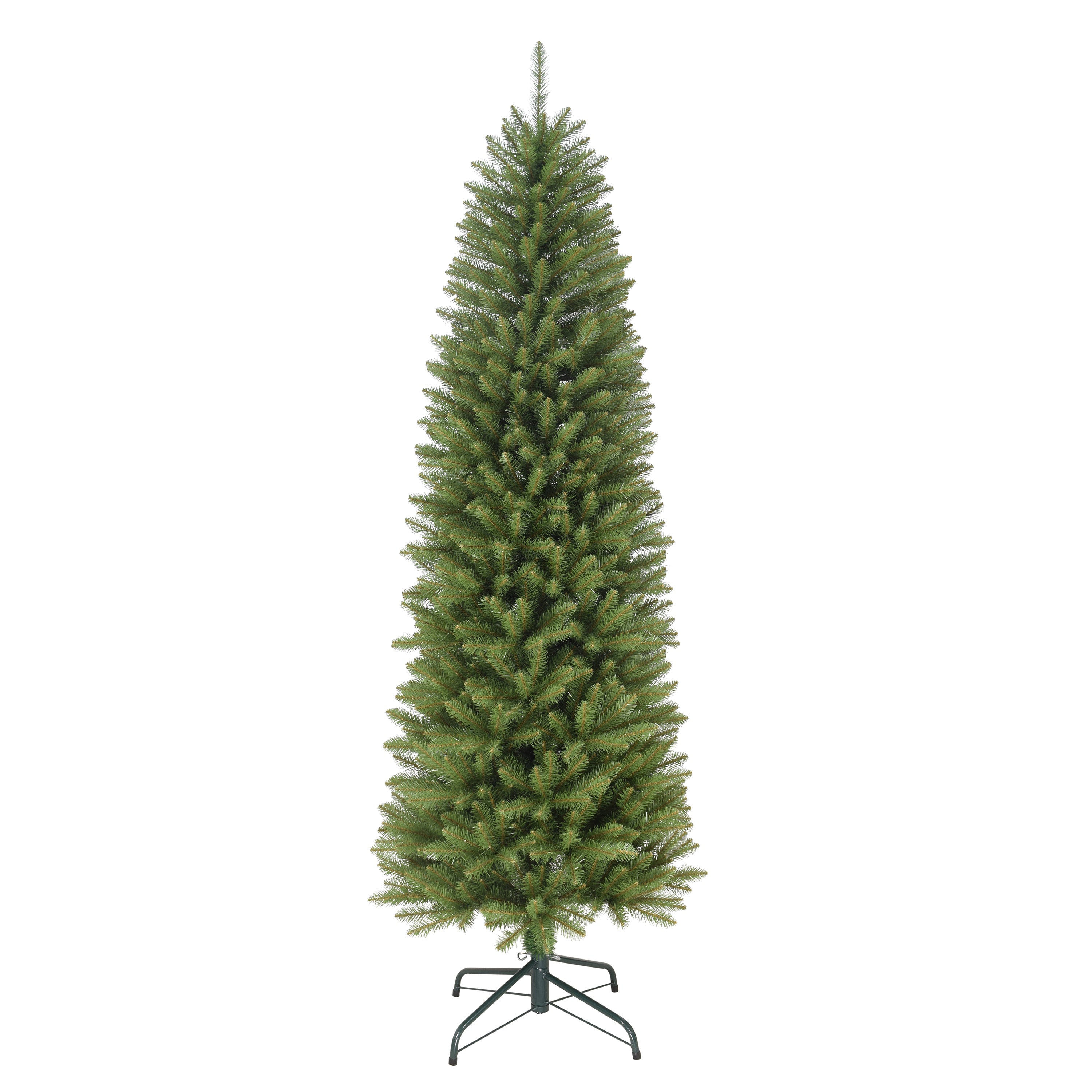5 ft Fraser Fir Pencil Artificial Christmas Tree Metal Stand Green FFPTA-50