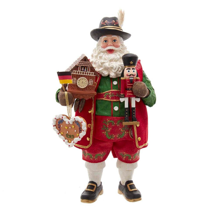 Kurt Adler 11-Inch Fabriché Musical German Santa