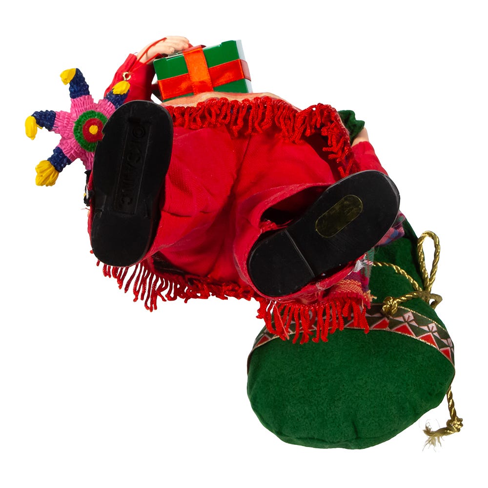 Kurt Adler 11-Inch Fabriché Musical Mexican Santa