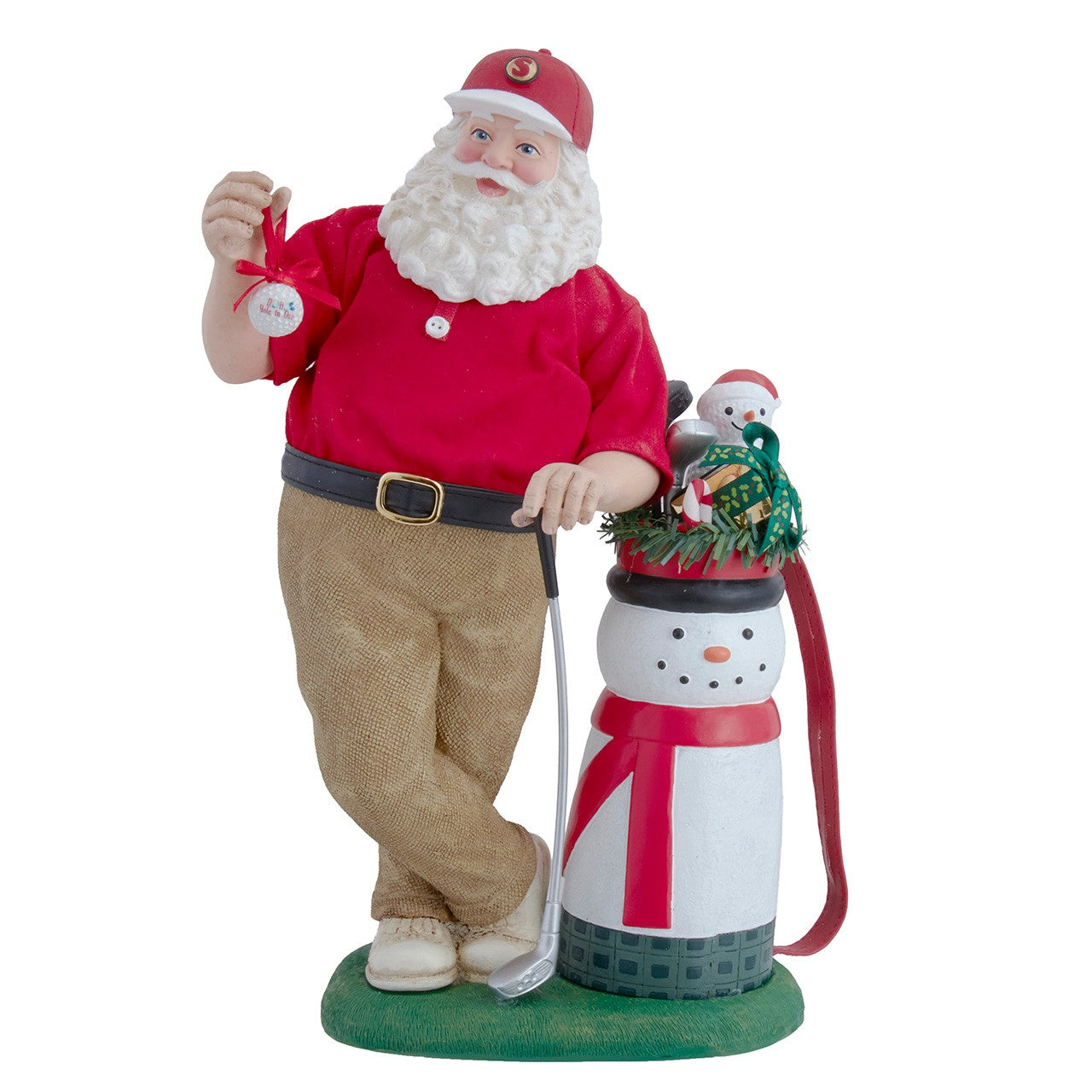 Kurt Adler 10.5" Fabriché Golf Santa #FA0234