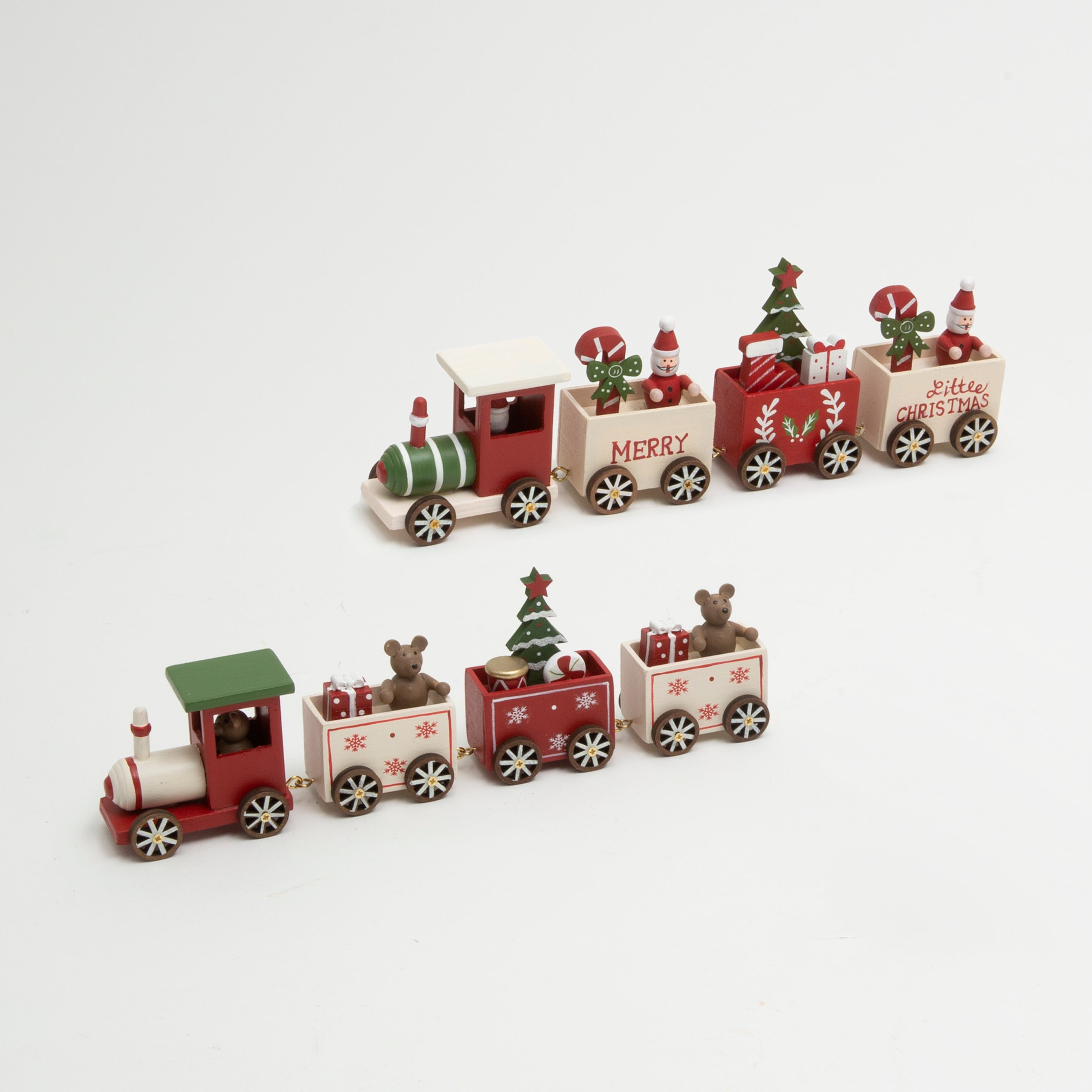 Christmas Wood Trains Set of 2 #2745320EC