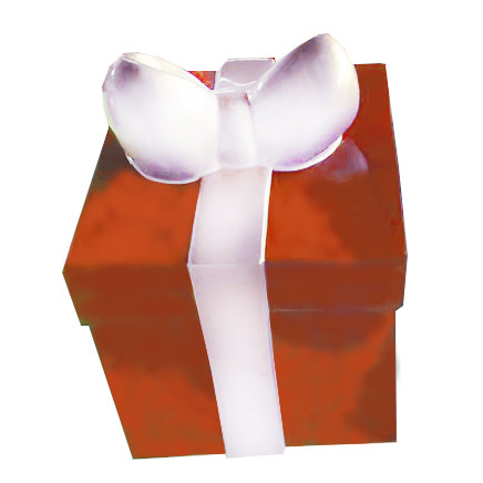 Brite Ideas 18" x 18" x 22" Fiberglass Gift Box Display FBGB