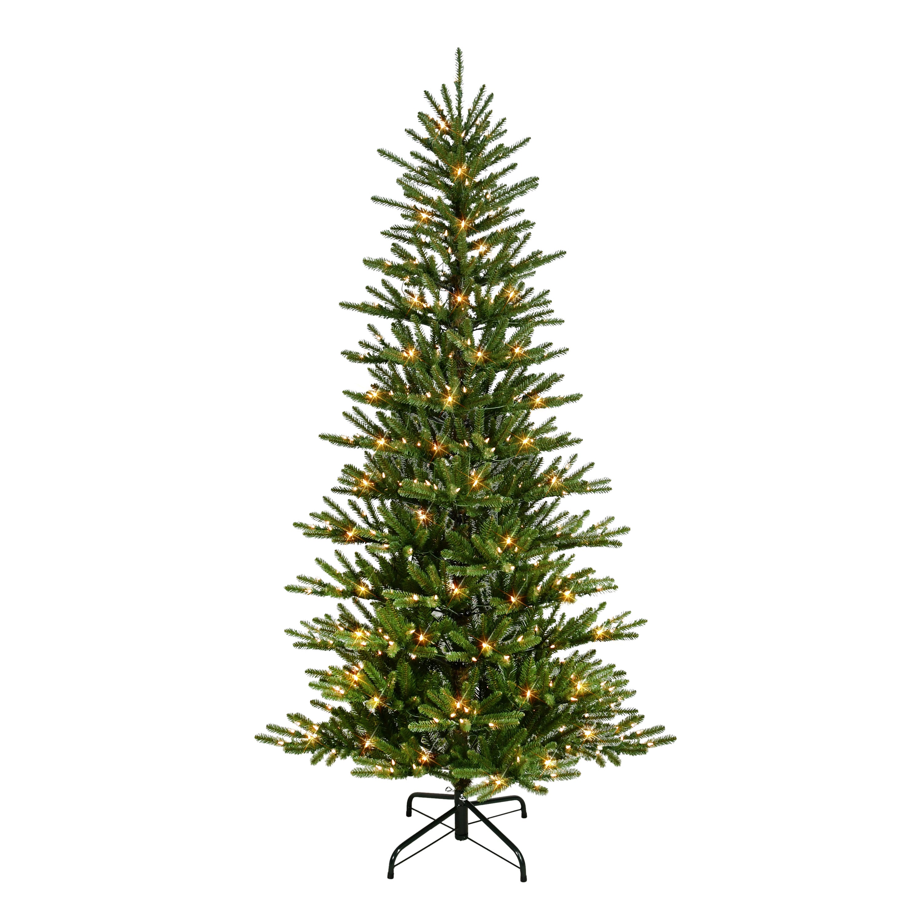 6.5 ft Pre-Lit Artificial Mountain View Spruce Tree MTVA-65C35