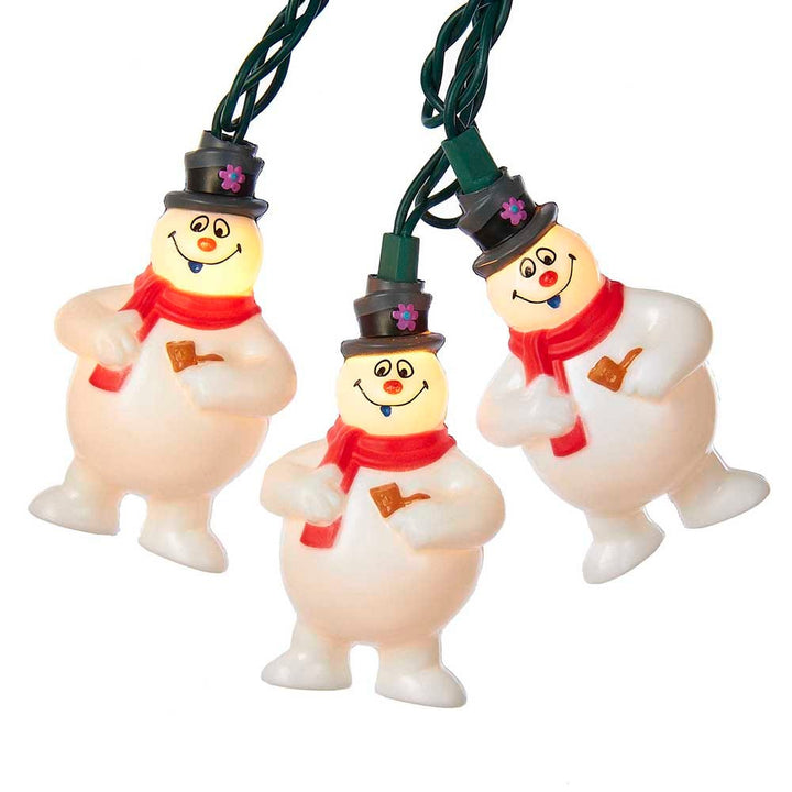 Kurt Adler 10-Light Frosty the Snowman Light Set