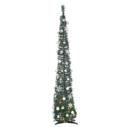 Sterling 6 ft. Pre Lit Warm White LED Narrow Decorative Tree