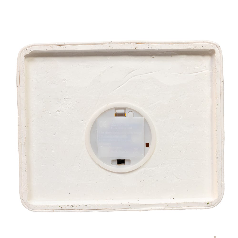 Kurt Adler 9 Inch Battery Operated Gingerbread House With Santa and Ribbon Candy Roof