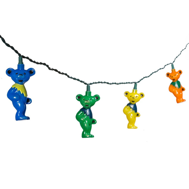 Kurt Adler UL 10-Light Grateful Dead Bears Light Set