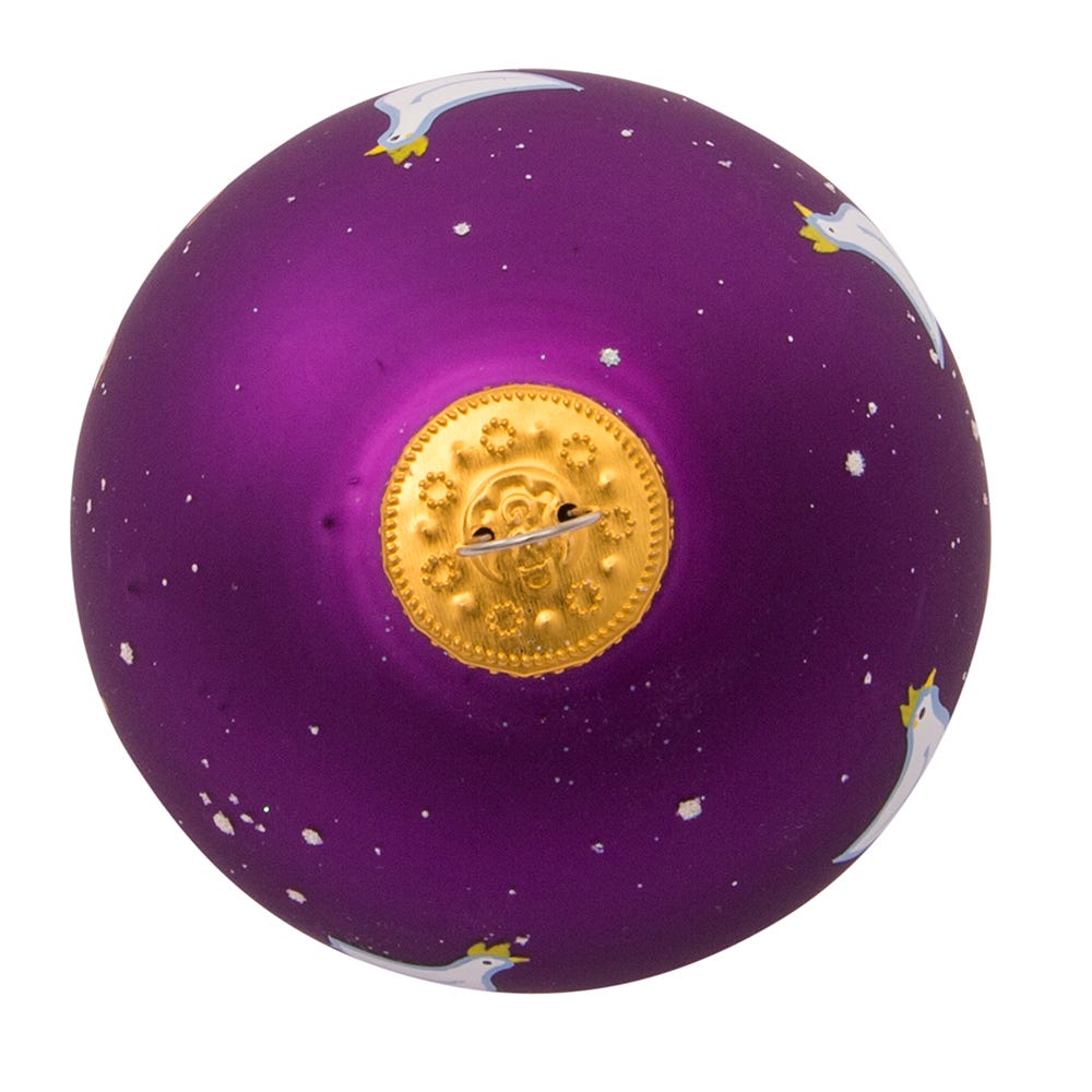 Kurt Adler 65MM Glass 12 Days Of Christmas Ball Ornaments, 12-Piece Boxed Set