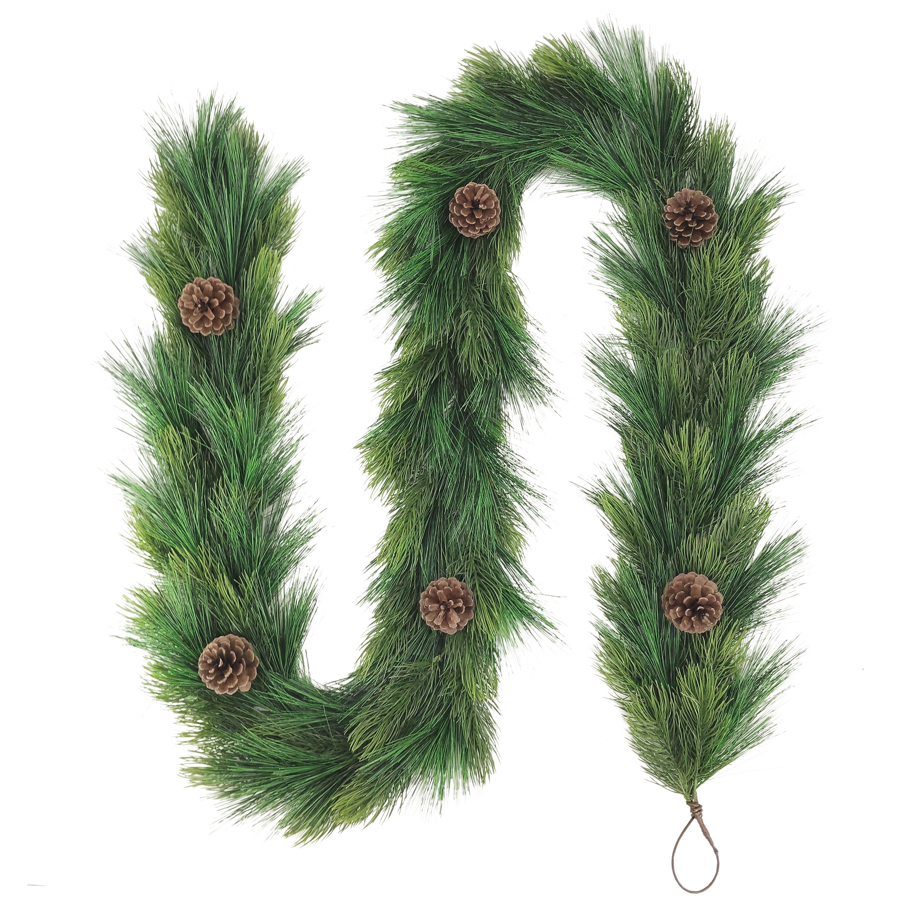 9' x 10" Garland Adorned with Pinecones 5932-G9-10A
