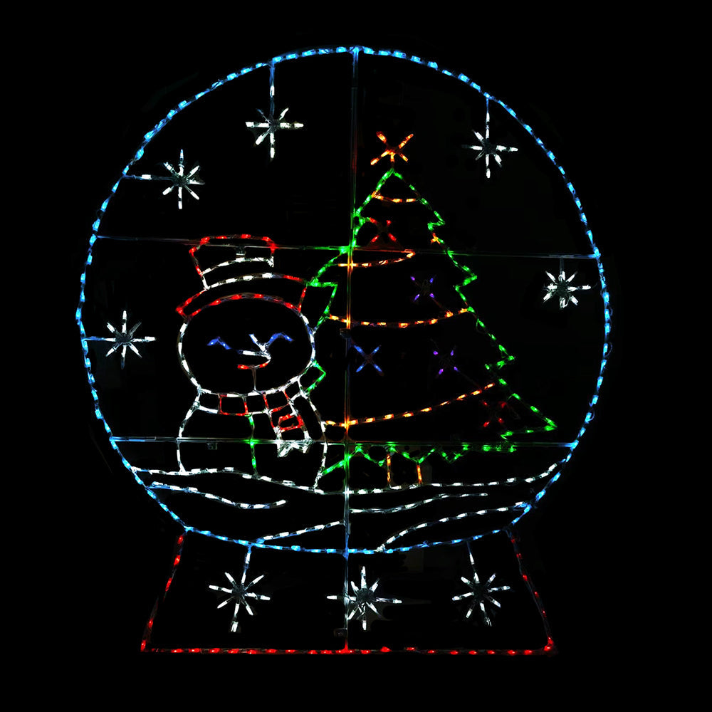 Brite Ideas 66" Christmas Snow Globe Twinkle LED Display GLOBE360