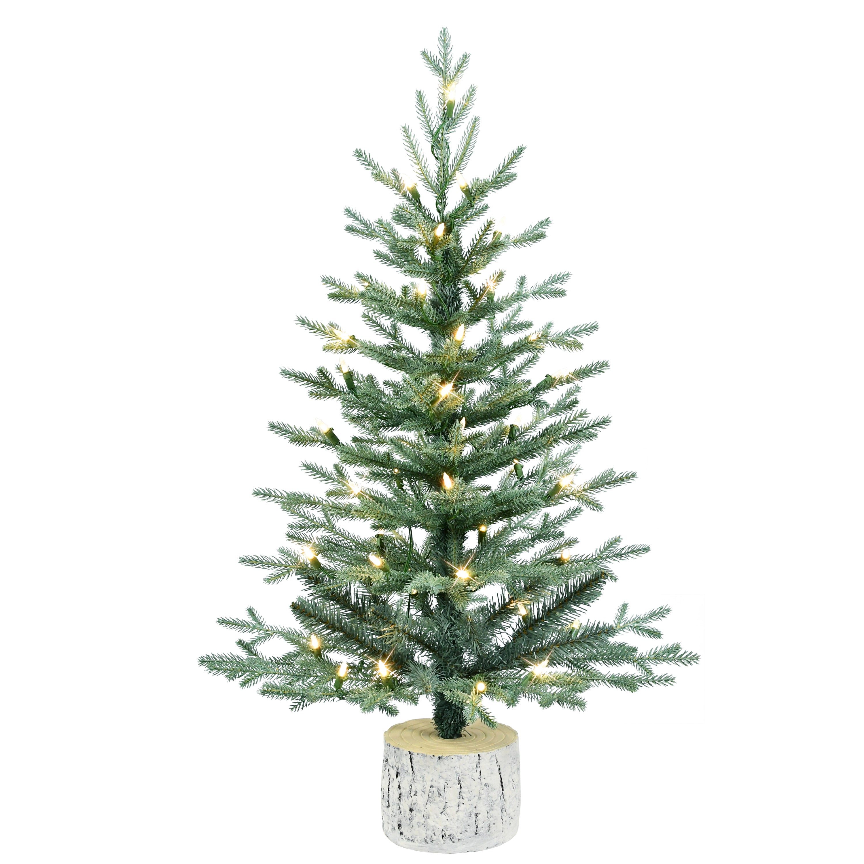 3 ft. Pre-Lit Potted Artificial Tree BL-PTO9760A-3LW40