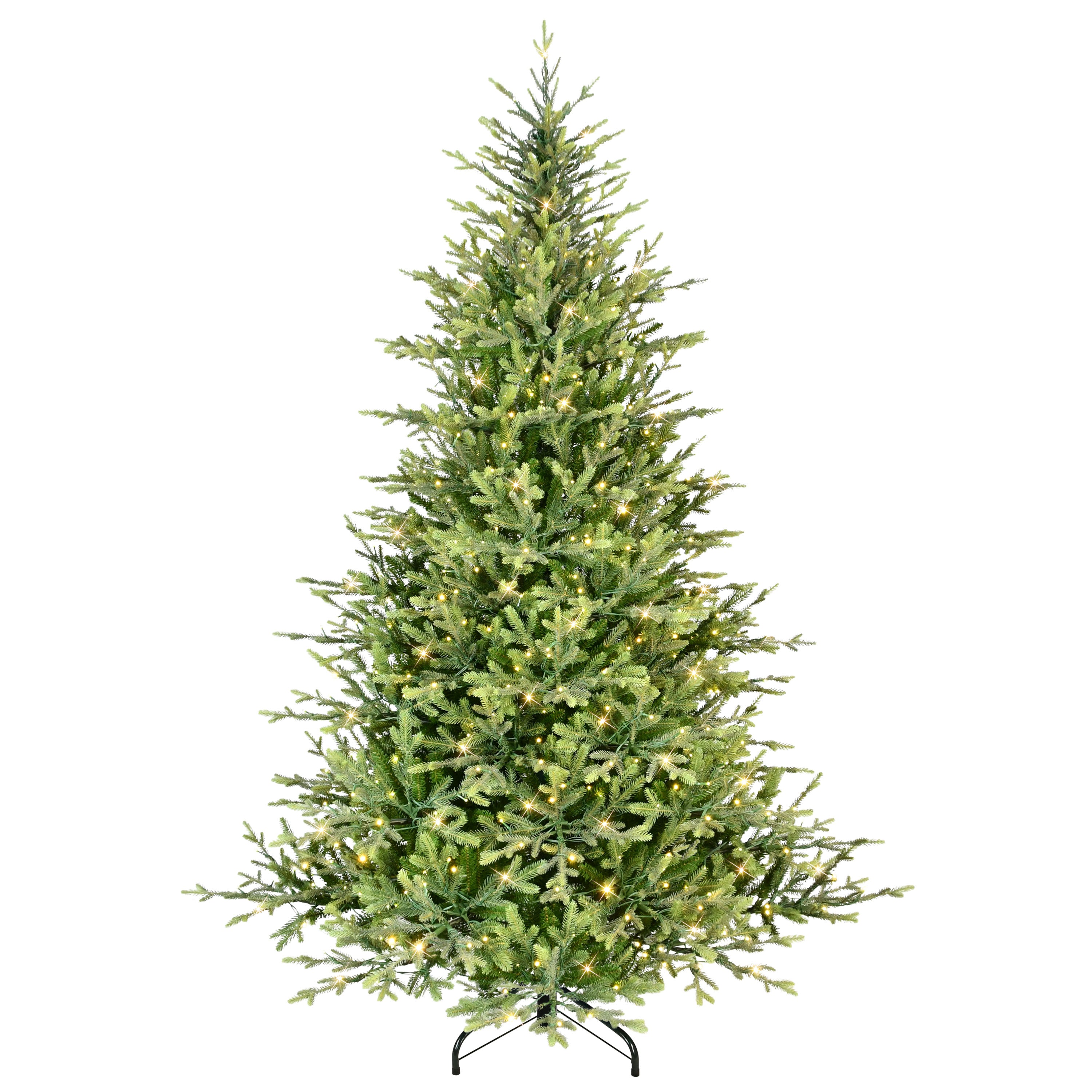 7.5' Pre-Lit Miracle Shape Alberta Spruce Artificial Christmas Tree MAXA-75MQLDF5K7