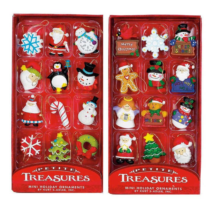 Petite Treasutre Mini Ornaments - 12pc, 2 Assorted #H9914