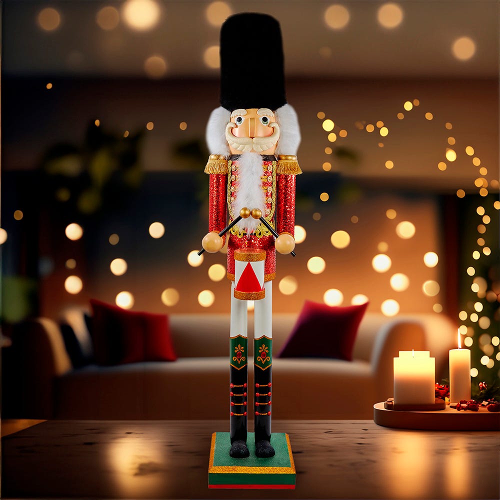 Kurt Adler 60-Inch Hollywood Tall Soldier Nutcracker