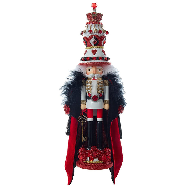 Kurt Adler 18.8-Inch Hollywood Nutcrackers King of Hearts with Cape Nutcracker