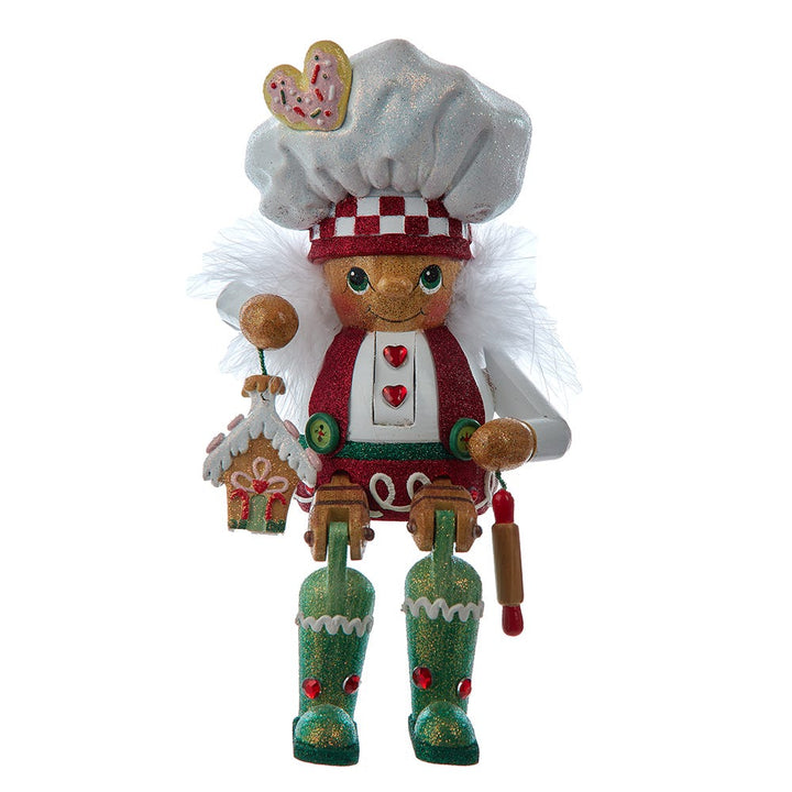 Kurt Adler 11-Inch Hollywood Nutcracker Gingerbread Baker Boy Shelf Sitter Nutcracker