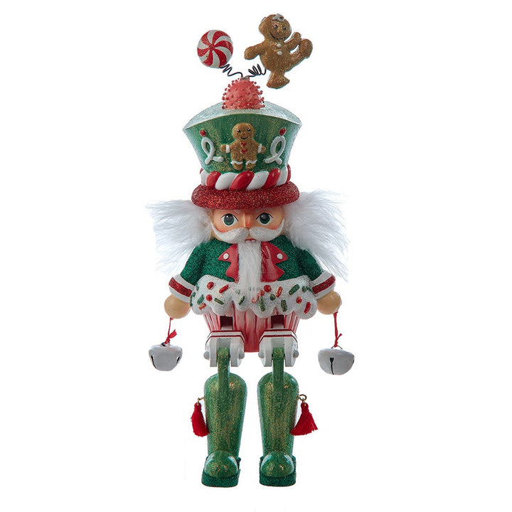 Kurt Adler 11-Inch Hollywood Nutcrackers Sprinkles and Gingerbread Shelf Sitter Nutcracker