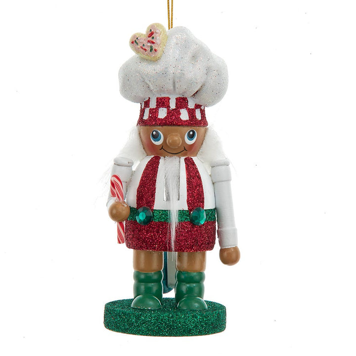 5" Holly Wood Gingerbread Boy & Girl Nutcracker Ornaments, 2 Assorted #HA0746