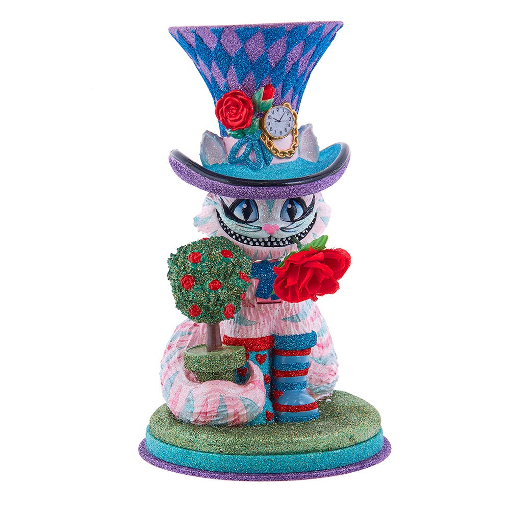 Kurt Adler 10-Inch Hollywood Nutcrackers Cheshire Cat Nutcracker HA0764