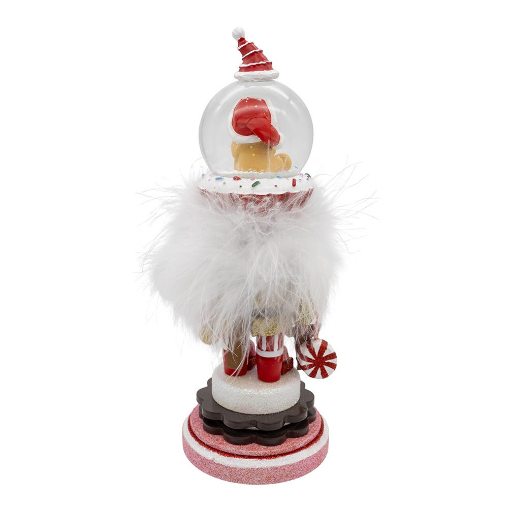 Kurt Adler 10-Inch Hollywood Nutcrackers Gingerbread Water Globe Nutcracker