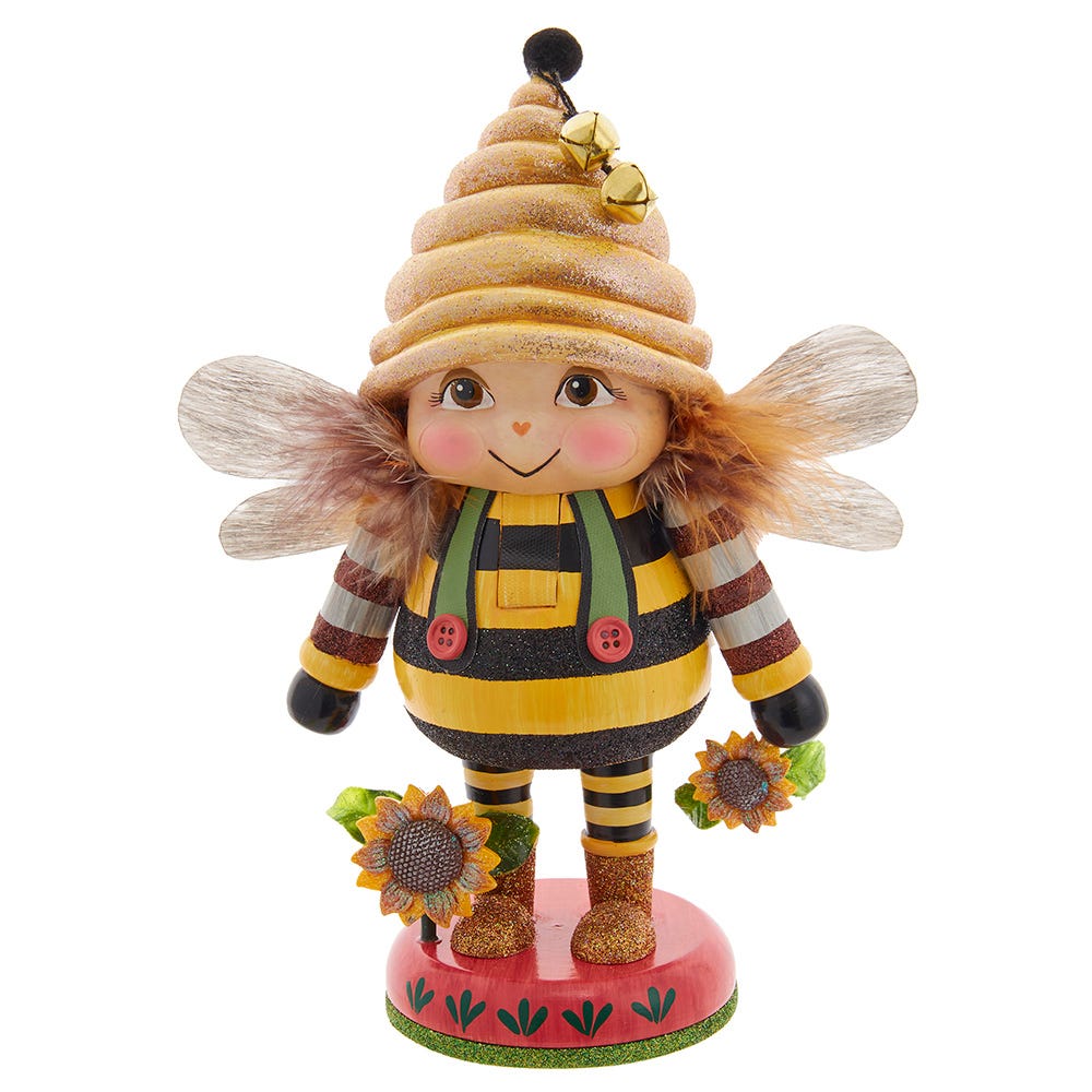 Kurt Adler 10-Inch Hollywood Nutcrackers Little Bee Kid Nutcracker HA0781